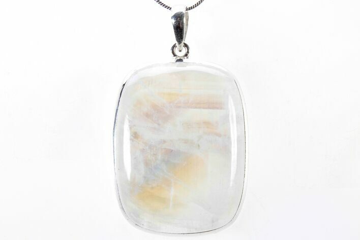 Adularescent Moonstone Pendant (Necklace) - Sterling Silver #321637